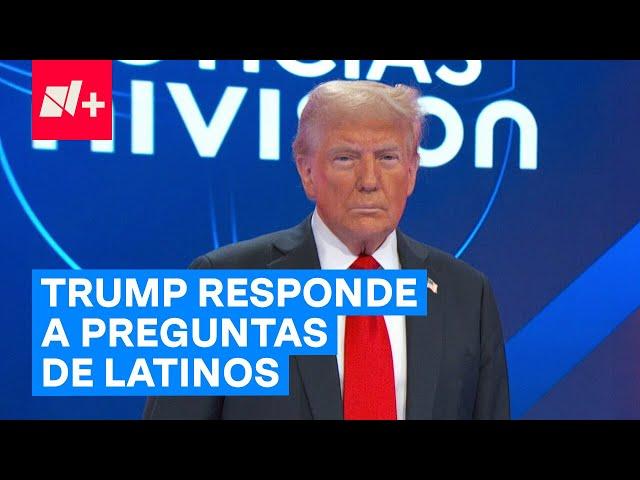 Así fue la participación de Donald Trump en "Los latinos preguntan, los candidatos responden - N+