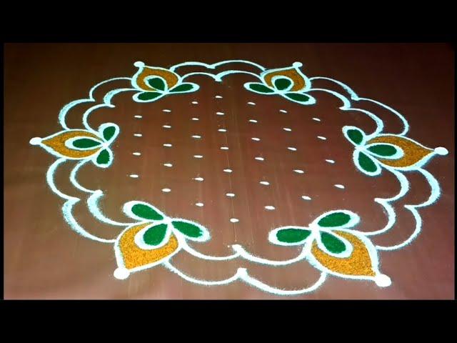 9*5 dot rangoli  sankranthi festival rangoli  traditional rangoli @jeevanarangoli505