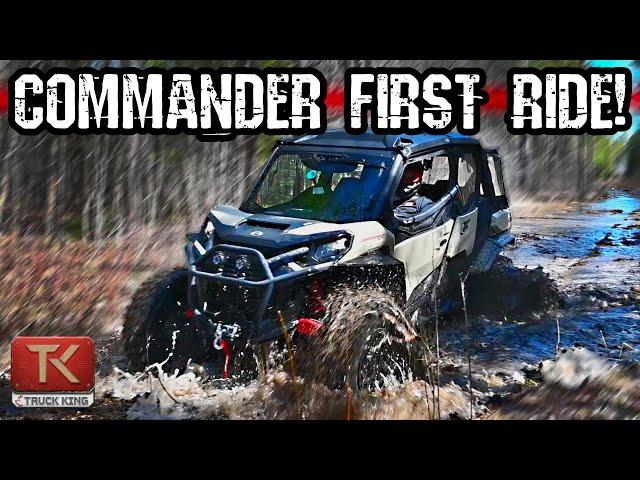 2024 Can-Am Commander MAX XT-P Tackles Mud, Rocks & Water + Top Speed Run!