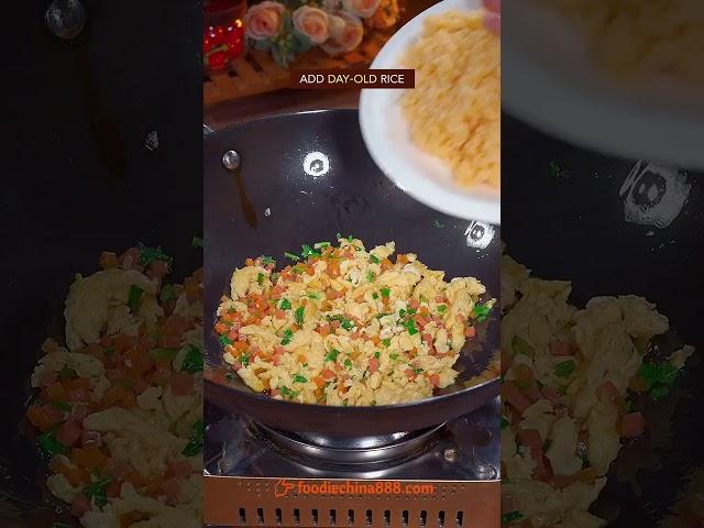 EASY EGG FRIED RICE RECIPE #recipe #cooking #chinesefood #eggfriedrice #friedrice