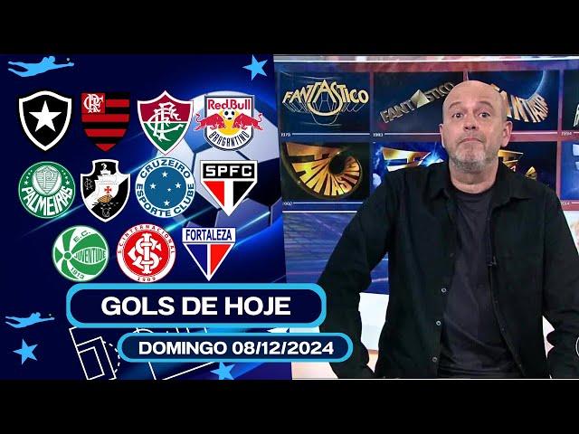 TODOS OS GOLS DESTE DOMINGO 08/12/2024 GOLS DA RODADA, GOLS DE HOJE, GOLS DO DIA