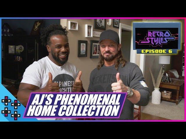 AJ STYLES' PHENOMENAL HOUSE OF RETRO VIDEO GAMES! - Retro Styles #6