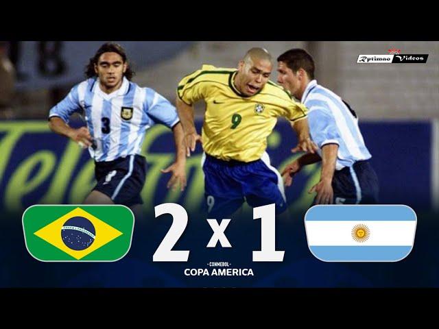 Brasil 2 x 1 Argentina ● 1999 Copa América Extended Goals & Highlights HD