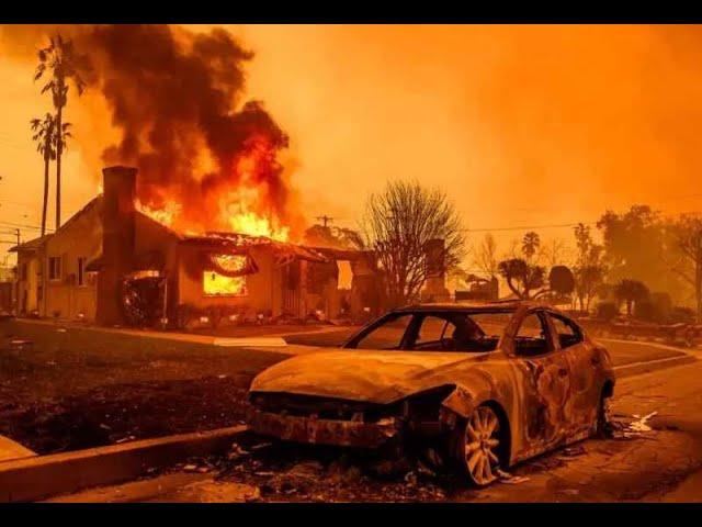 WILDFIRE IN CALIFORNIA: LOS ANGELES  IS ON FIRE! 10 THOUSAND HOUSES BURNED