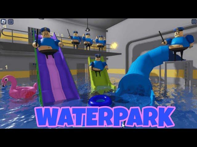 WATERPARK Barry's Prison Run #roblox #waterpark #robloxgames