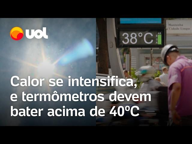 Calor extremo atinge o Brasil com temperaturas acima de 40ºC, tempo seco e sem previsão de chuvas