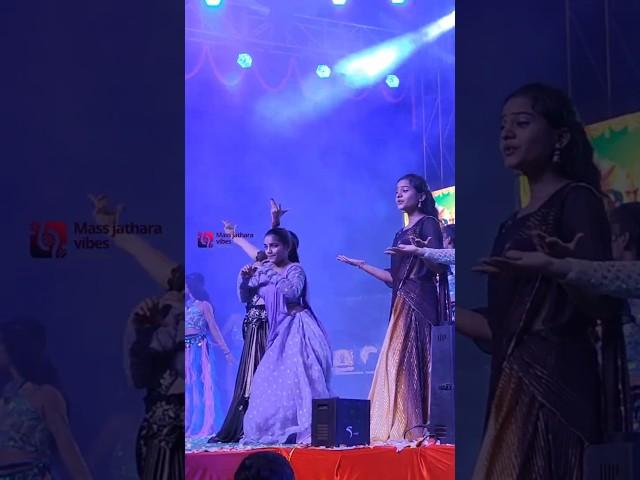 Minny Papa's Amazing Dance with Chinnu & Veronica - Sa Sa Sye Song Festivel! #event #massjathara