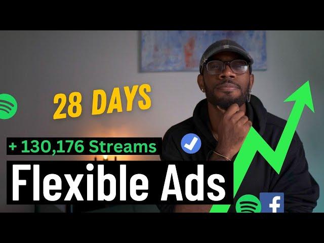 Over 130,000+ Spotify Streams in the last 28 days with Flexible Facebook Ads