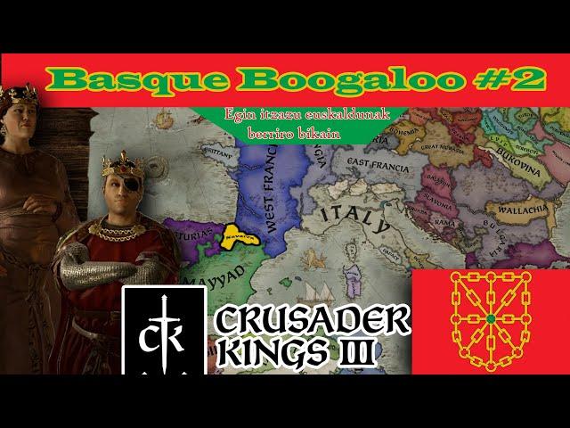 Crusader Kings 3 - Navarra - The One Eyed King And His GIANT Wife