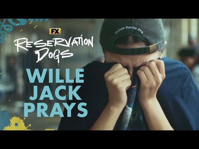 Hotki Helps Willie Jack Pray to Spirits - Scene | Reservation Dogs | FX