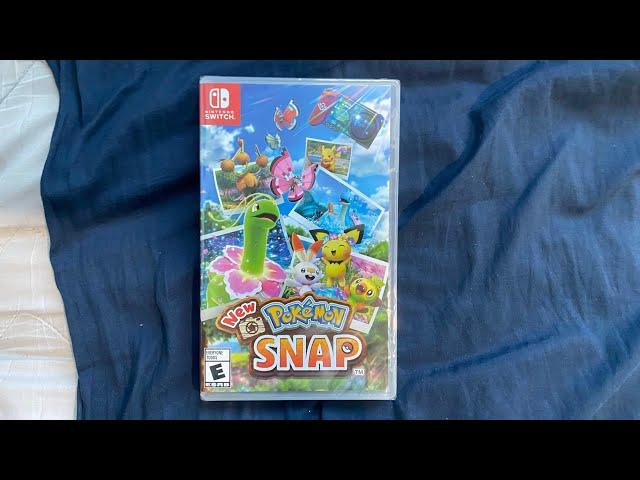 New Pokémon Snap Switch Unboxing