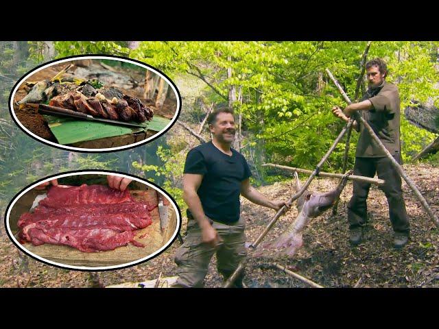 A Chef And A Hunter Team Up For Wilderness Survival, Catching Antelopes And Enjoying A Seafood Feast