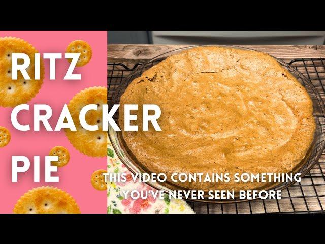 Ritz Cracker Pie | Amish Recipe Collaboration | Ginger Snap Kitchen