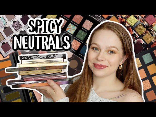 The BEST Spicy Neutral Indie Eyeshadow Palettes