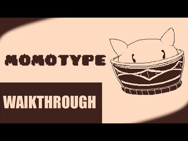 Momotype - creepy and small visual novel. Walkthrough/ No commentary