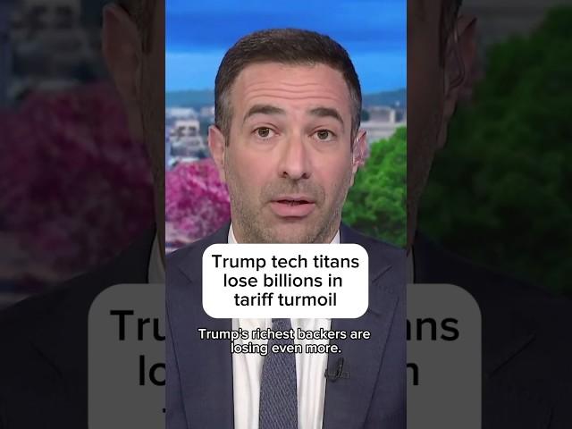 Trump tech titans lose billions in tariff turmoil