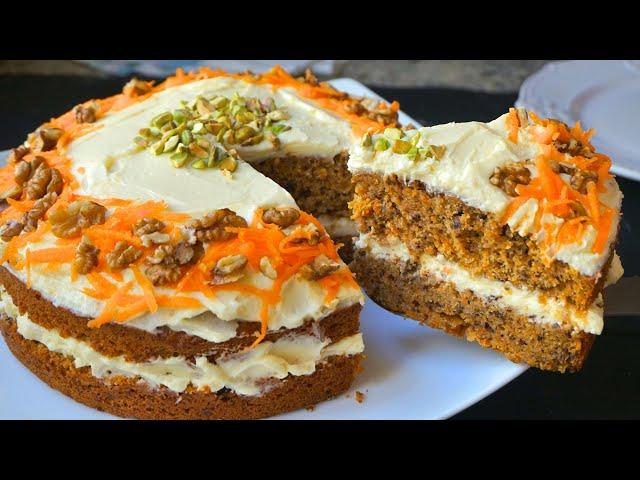 Tarta de zanahoria o carrot cake. Muy fácil y riquísima