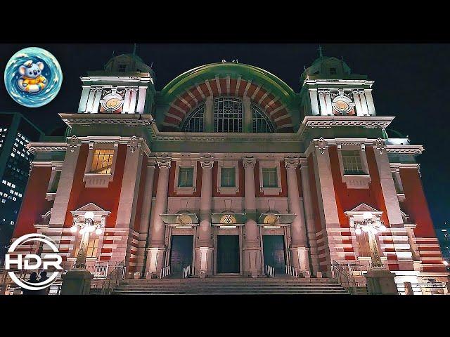 [ Travel Japan ] Osaka, Nakanoshima Park.Retro and Modern Architecture at night. #walking_tour