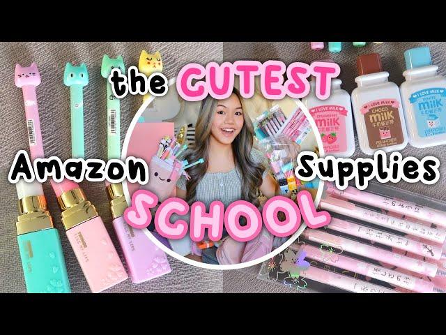 CUTE AMAZON BACK TO SCHOOL SUPPLIES HAUL! ️