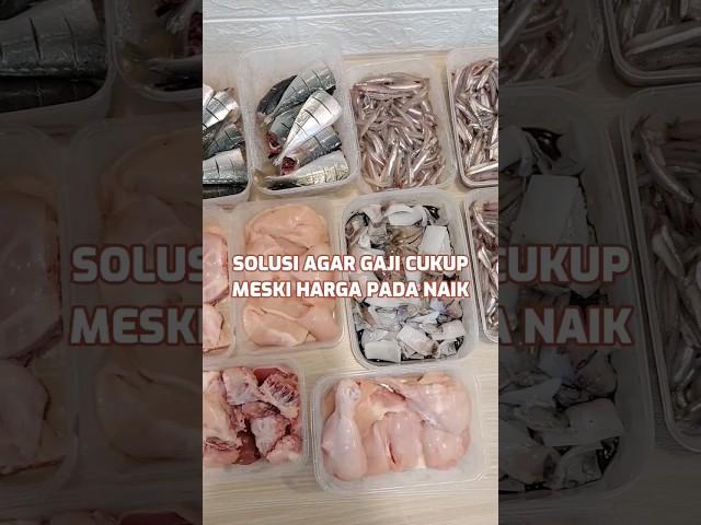 SALAH SATU CARA AGAR GAJI CUKUP YAITU FOOD PREP AGAR MAKANAN TIDAK RUSAK #budgeting #foodprep