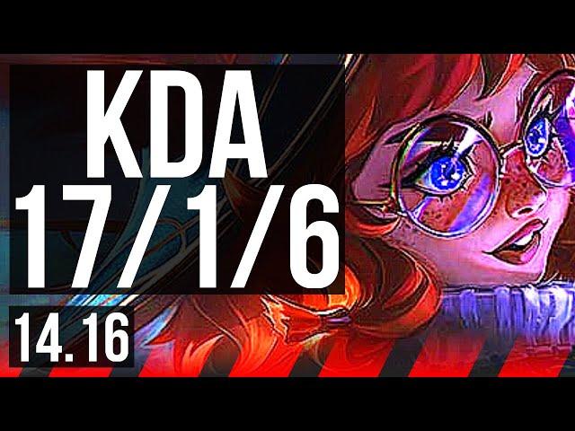 AURORA vs YONE (TOP) | 17/1/6, 7 solo kills, Legendary, Rank 14 Aurora | NA Challenger | 14.16