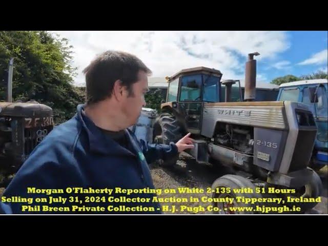 Somebody PLEASE buy this tractor: White 2-135 with 51 ORIGINAL hours in IRELAND!