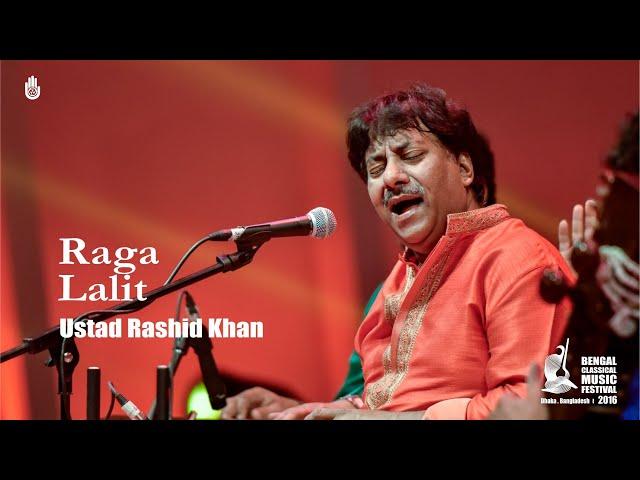 Raga Lalit & Thumri I Ustad Rashid Khan I Live at Bengal Classical Music Festival 2016