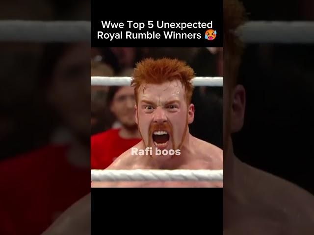 Wwe top 5 Unexpected Royal rumble winners  #wwe #wweshorts