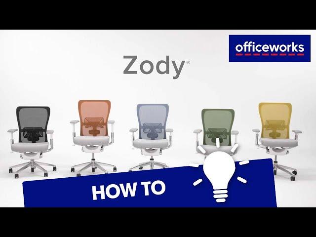 How to Adjust Haworth Zody Chair