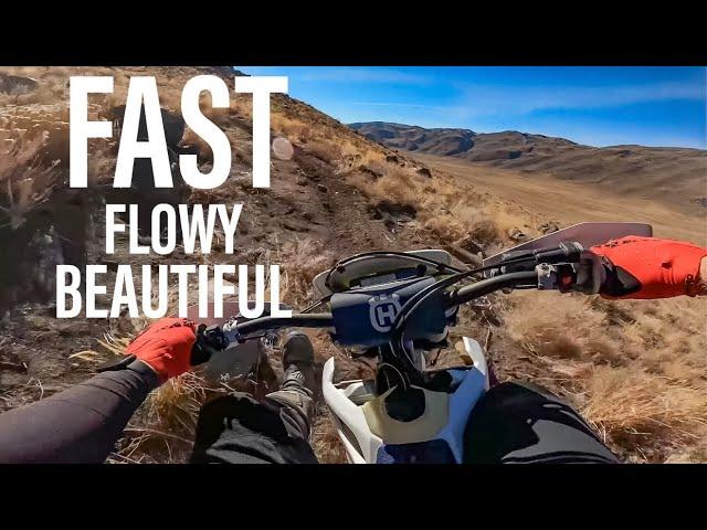 This is Where A 450 Shines… FAST AND FLOWY SINGLE TRACK!