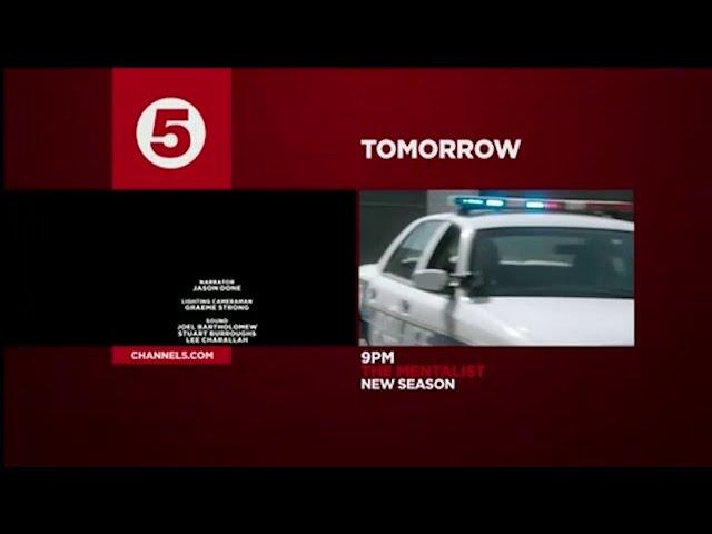 Channel 5 Continuity & Advert Breaks - Monday 24th February 2014