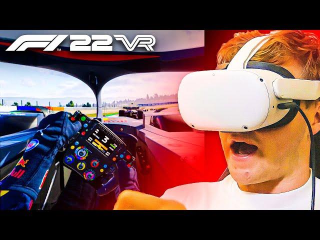 F1 22 IN VR SPELEN! (heel ziek)