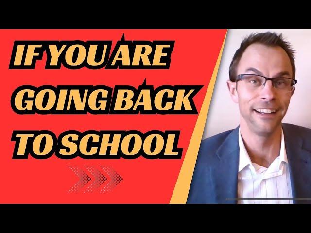 If You Are Going Back To School In Your 30s, 40s, & 50s