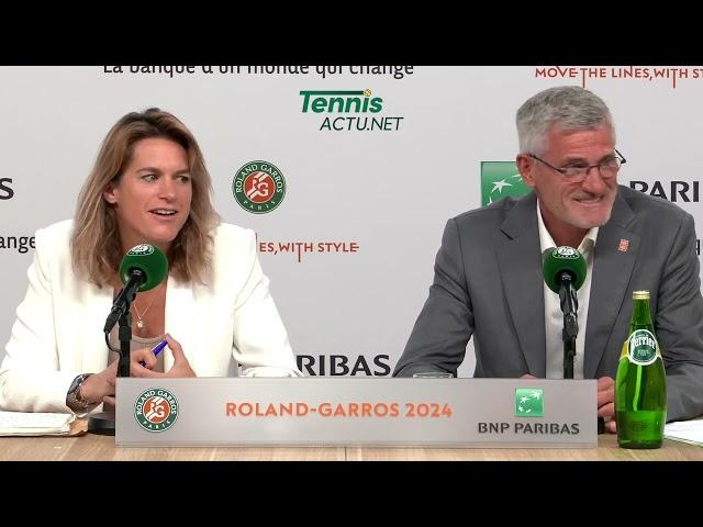 Tennis - Roland-Garros 2024 - Amélie Mauresmo and Gilles Moretton : "Empty stands ? Unacceptable..."