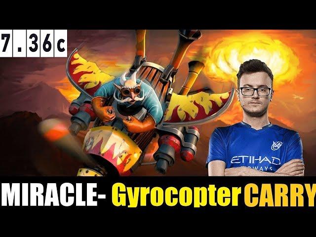  MIRACLE- [Gyrocopter] CARRY 7.36C DOTA 2 HIGHEST MMR MATCH#dota2  #dota2gameplay   #miracle