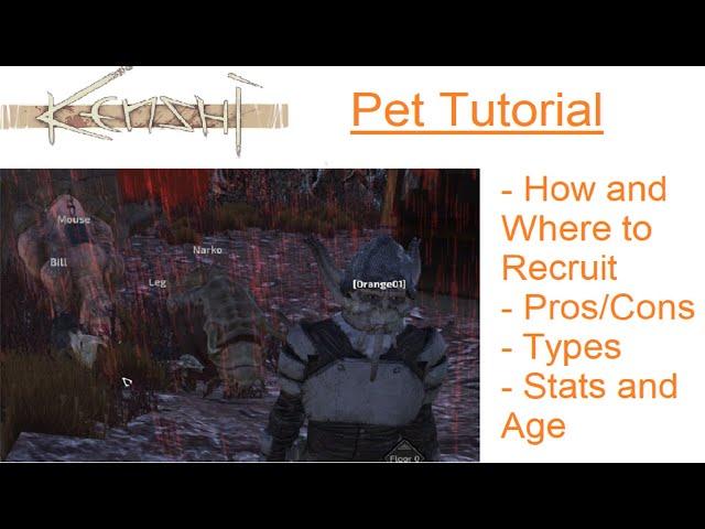 Kenshi Tutorials - How to Recruit Pets, Different Types, and Pros/Cons