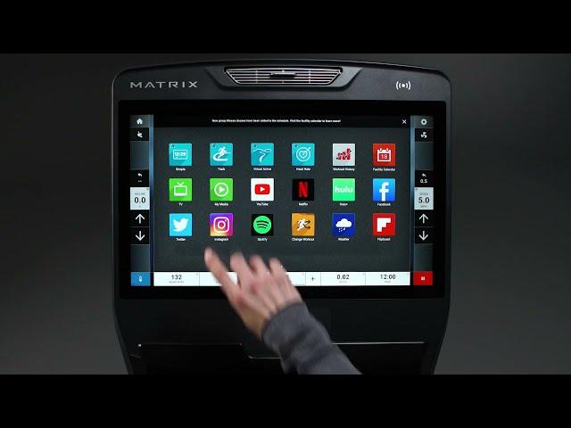 Matrix Fitness Canada: Touch XL Console Walkthrough Device Pairing