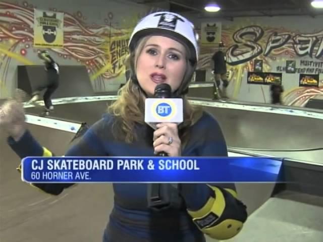 BT (Breakfast Television) visits The C.J. Skateboard Park & School  in Toronto Canada!