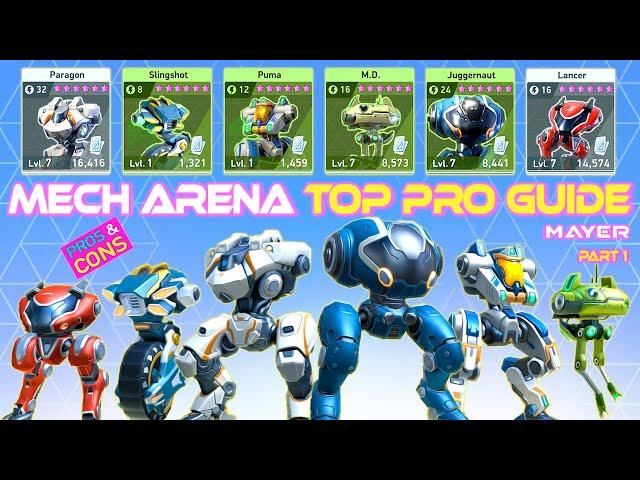 Ultimate Mech Arena Guide: Pros and Cons every MECH! part 1