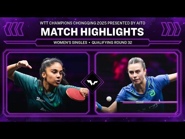 Prithika Pavade vs Bruna Takahashi Match Highlights | #WTTChongqing 2025