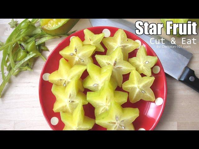 Simple Way to Cut and Eat Star Fruit | Dietplan-101.com