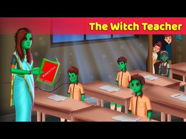 The Witch Teacher Compilation | English Animated Horror Stories | English Moral & Fairytale Stories