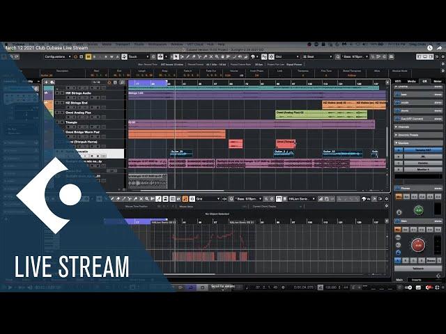 Cubase 12 New Feature Walkthrough Live Stream