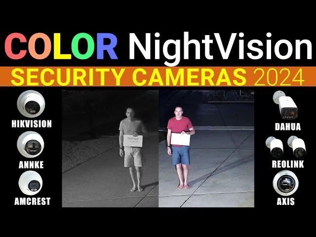 Color Night Vision PoE Security Camera Review 2024 - Reolink, Annke, Dahua, UniFi, Axis