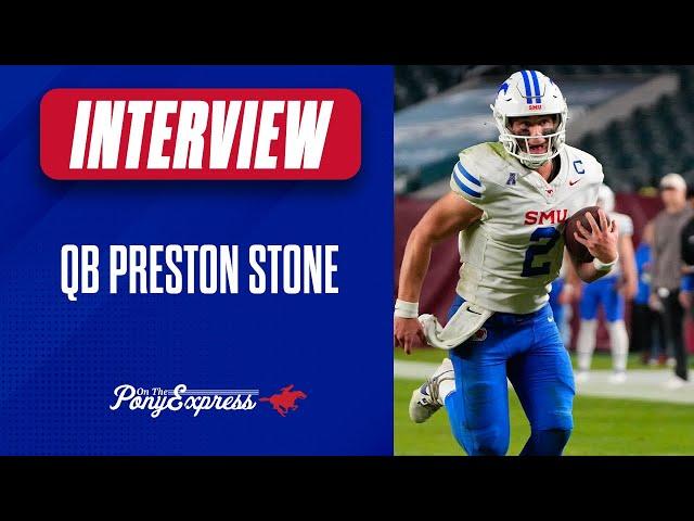 How Preston Stone is feeling going into SMU Fall Camp, first ACC season, reviews WR room