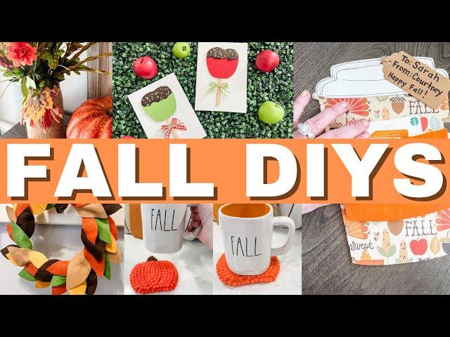 UNIQUE Fall DIYs & Crafts to Make Your Home Cozy and Inviting  I  Fall Dollar Tree DIYS