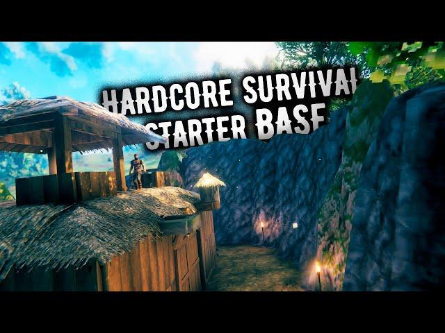 Valheim S4 : Ep2 Building a Safe Base and Hunting for Bones!