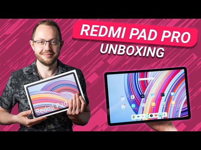 Xiaomi Redmi Pad Pro Unboxing: Mein erster Eindruck