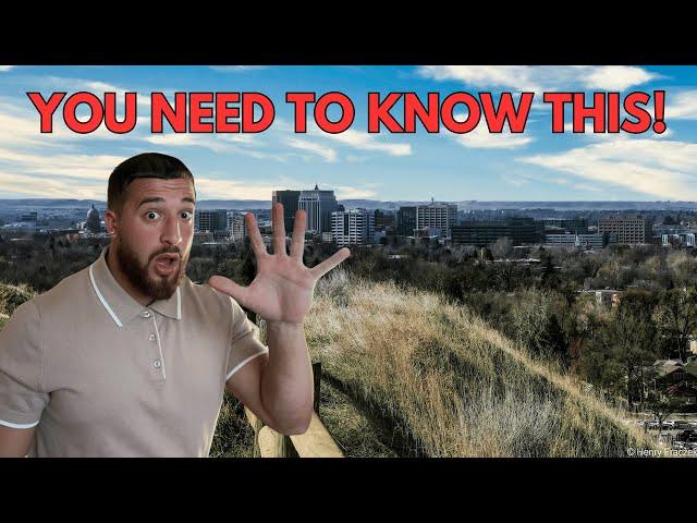 5 things you should know before moving to Boise!!!