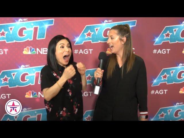 Aiko Tanaka FREAKS OUT After Realizing She's Being Interviewed by Howie Mandel's Daughter!